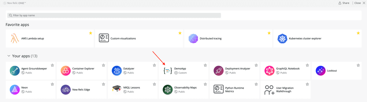 DemoApp launcher icon